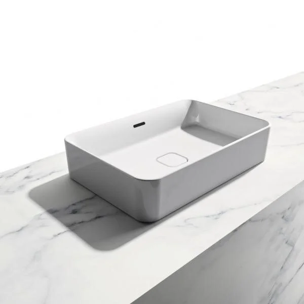 Раковина Ideal Standard Strada II 60 см белая без отверстия для смесителя T299901 (детальная фотография), накладные (на столешницу), пристенные