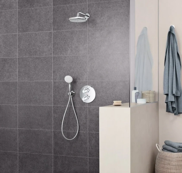 Верхний душ Grohe Tempesta круглый 26668000 (детальная фотография), хром