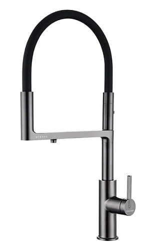 Смеситель для питьевой воды Paulmark Tornado глянцевый черный - фото 7