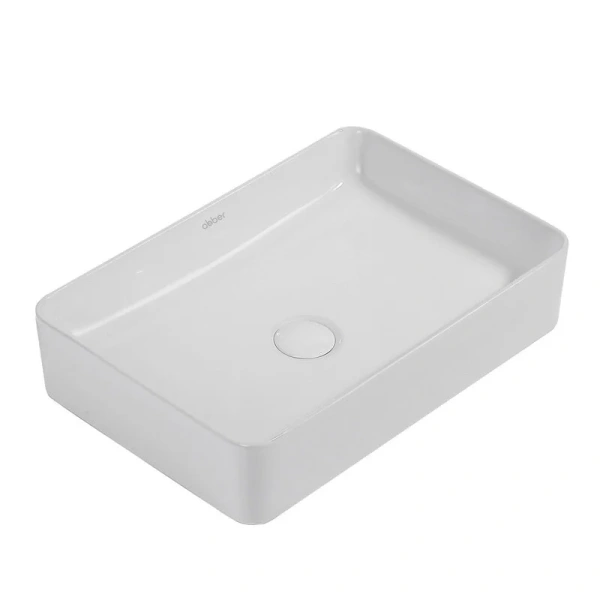 Раковина Abber Rechteck 50 см накладная, белая AC2207 (детальная фотография)