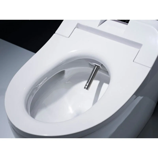 Унитаз подвесной Timo с функцией биде, электронный TE-721 (детальная фотография), современные, hi-tech, круглые