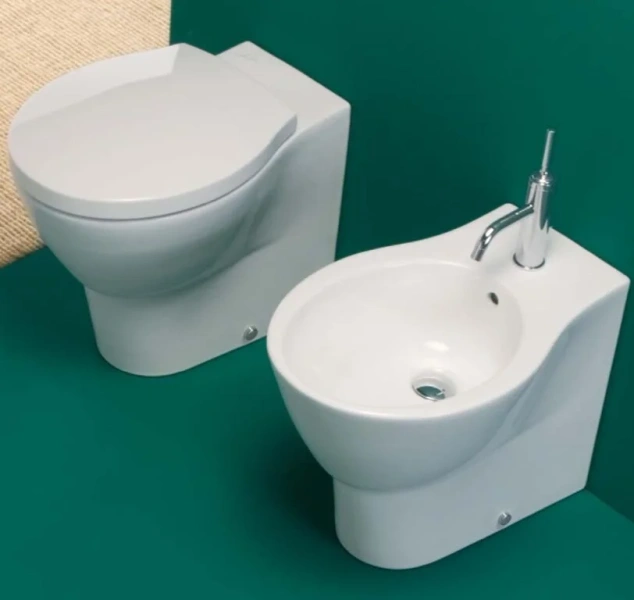 Биде напольное Hatria Nido Y0QW01 35х55 см (детальная фотография), напольные