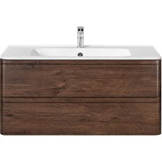 Тумба под раковину подвесная Vincea Vico 99,5 см R.Wood