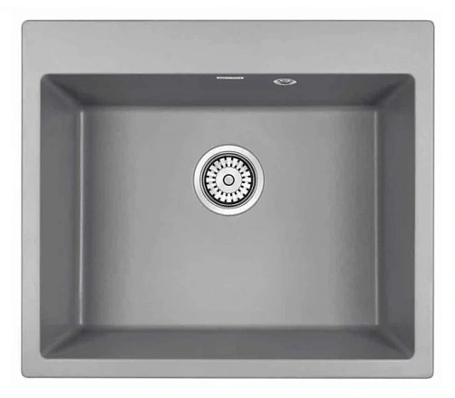 Мойка для кухни Paulmark Kante 60 см серый металлик - фото 6