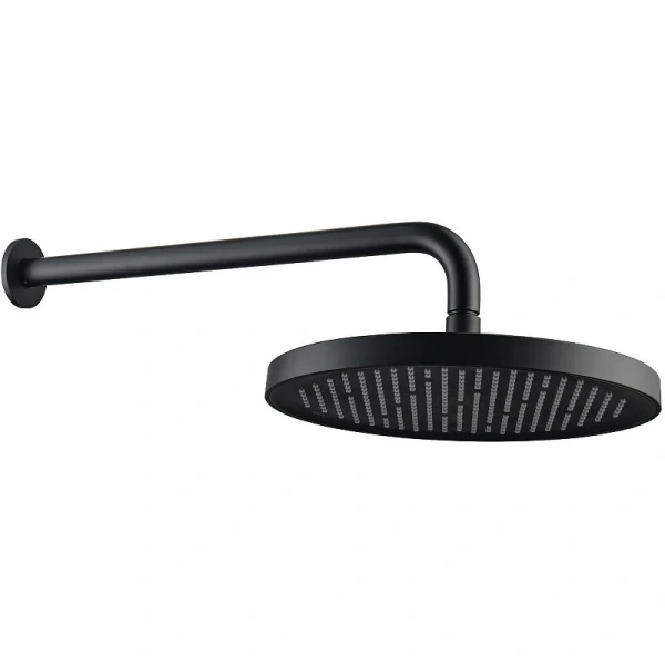 Верхний душ Акватек черный AQ2080MB (детальная фотография)