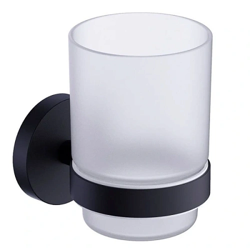Стакан для ванной Timo Saona черный - фото 2