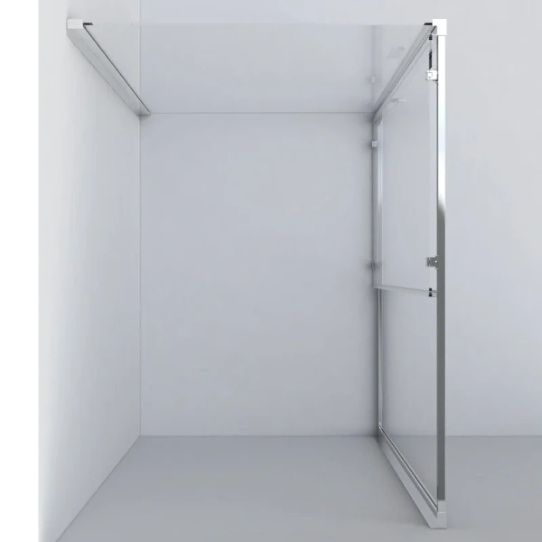 Душевой уголок Vincea Garda 140х100 см брашированное золото стекло прозрачное VSR-1G1014CLG (детальная фотография), золото