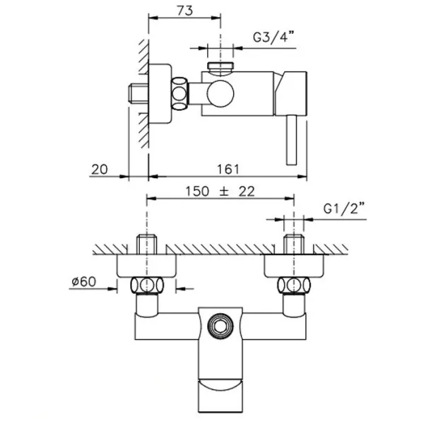 Схема (детальная фотография), для душа