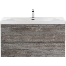 Тумба под раковину подвесная Cezares Molveno 100 см legno grigio