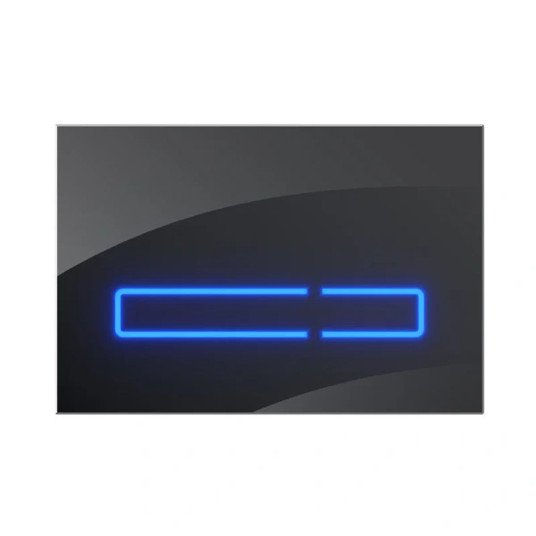 Клавиша смыва Am.Pm Touch Pro черная глянцевая I0450A38 (детальная фотография)