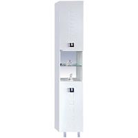 Шкаф-пенал напольный Misty Эллада 35 см белый, правый