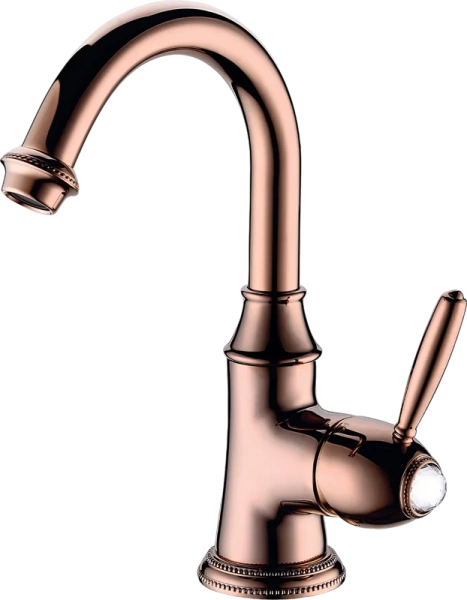 Смеситель для  раковины, розовое золото Lemark Spark LM6707RG (детальная фотография)