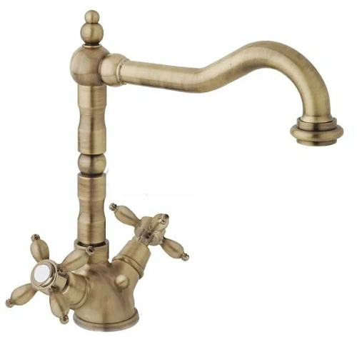 Смеситель для раковины Cezares Golf бронза - фото 2