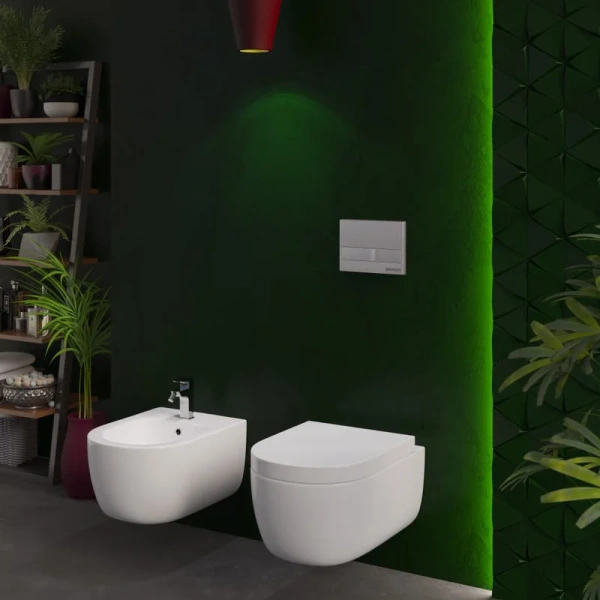 Унитаз с инсталляцией BERGES Ego безободковый 043233 (детальная фотография), нет в наличии index_1