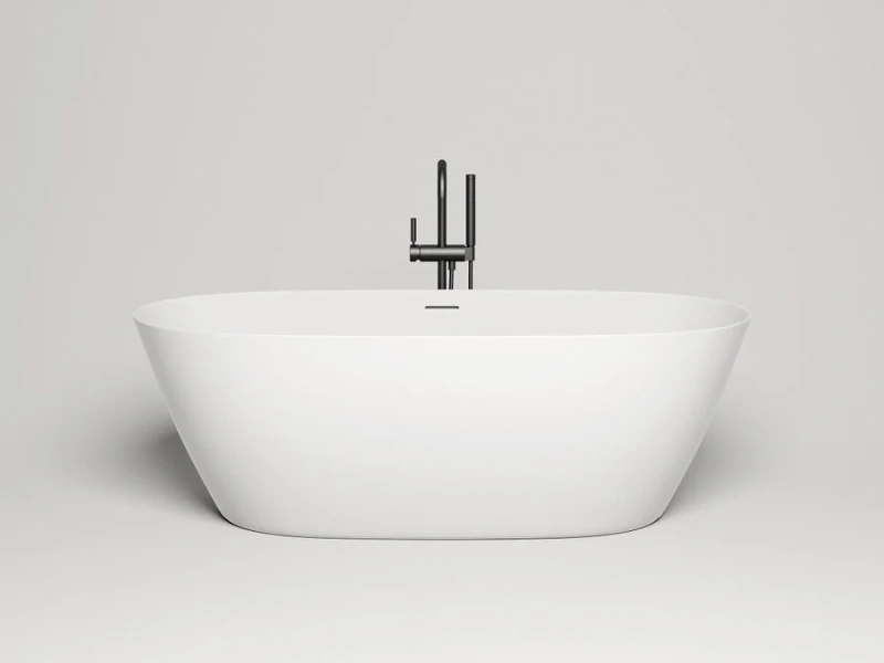 Ванна из искусственного камня Salini Sofia 165x75 см белая глянцевая 102511G (детальная фотография), современныe, hi-tech