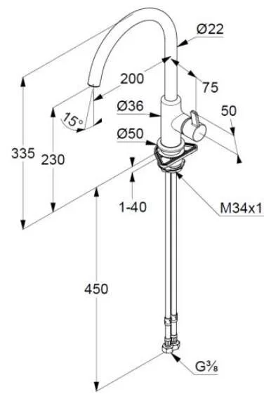 Смеситель для кухни Kludi Bingo Star хром 468030578 (детальная фотография), для кухни