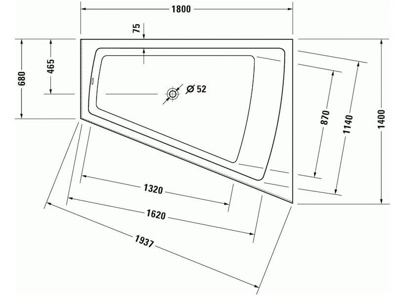 Схема (детальная фотография), асимметричные