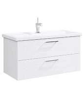 Тумба под раковину подвесная Aqwella Манчестер 100 см белая