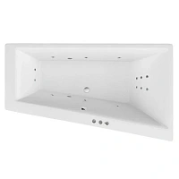Ванна гидромассажная Excellent Sfera Smart 170 x 100 см, правая, белый/хром, WAEX.SFP17.SMART.CR
