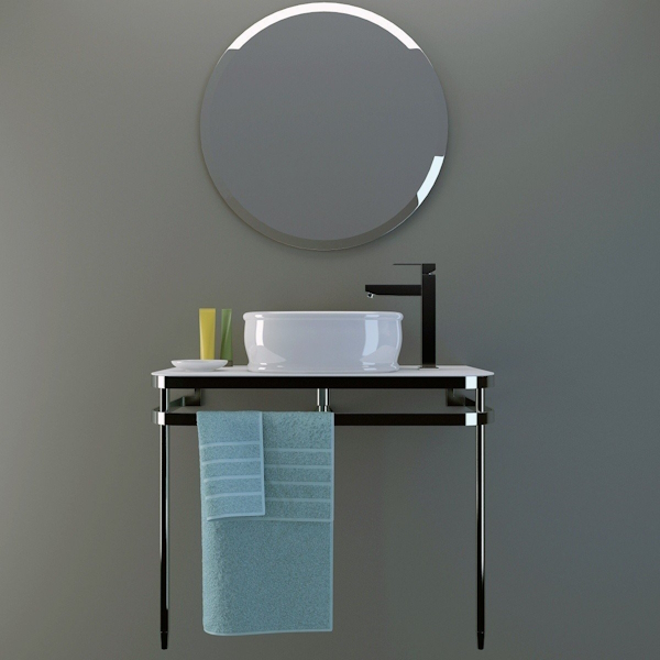 Раковина консоль ArtCeram Azuley AZL001 (детальная фотография), современные, hi-tech, декорированные