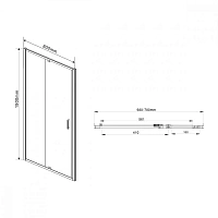 Душевой уголок Vincea Intra 80x80 см стекло прозрачное