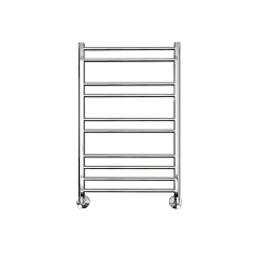 Полотенцесушитель водяной Акватек Вега 50x80 см хром