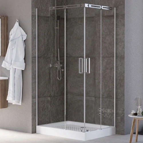 Душевой уголок Grossman Galaxy 110x80 см двери раздвижные - фото 1