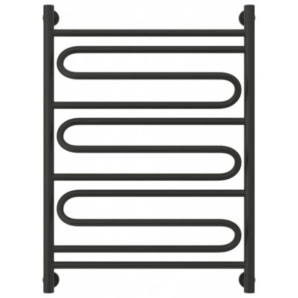 Полотенцесушитель водяной Сунержа Элегия+ 60х80 см черный матовый 31-0205-8060 (детальная фотография), черный