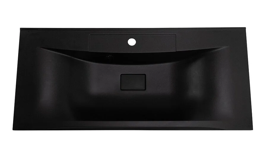 Раковина мебельная BelBagno 100 см черная BB1000/445-LV-ART-PR-NERO (детальная фотография) index_2