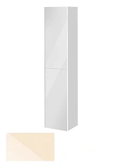 Шкаф-пенал, петли справа,  корпус:магнолия, фасад:стекло, магнолия Keuco Royal Reflex