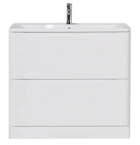 Тумба под раковину напольная BelBagno Acqua 100 см bianco lucido - фото 1