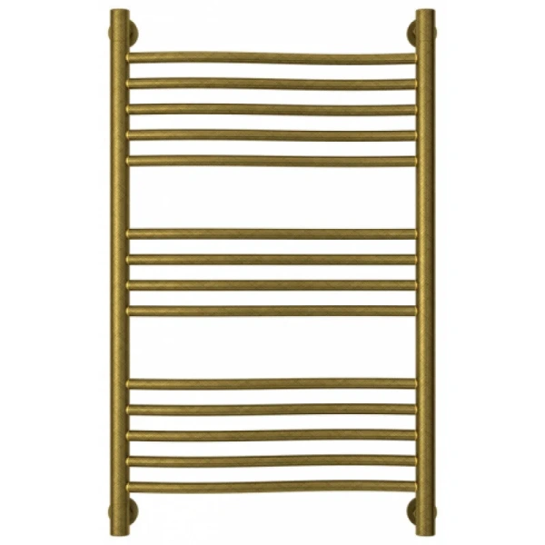 Полотенцесушитель водяной Сунержа Флюид+ 50х80 см состаренная бронза 05-0222-8050 (детальная фотография), бронза