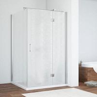 Душевой уголок профиль глянцевый хром стекло шиншилла Vegas-glass