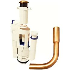 Патрубок для низкого бачка, цвет золото, Globo Paestum