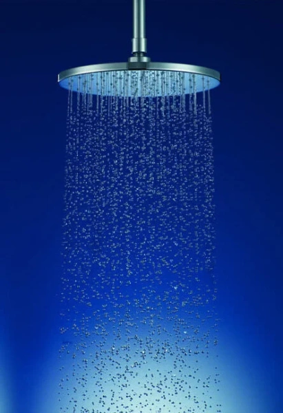 Верхний душ Jacob Delafon Katalyst круглый E13689-CP (детальная фотография), современные, hi-tech