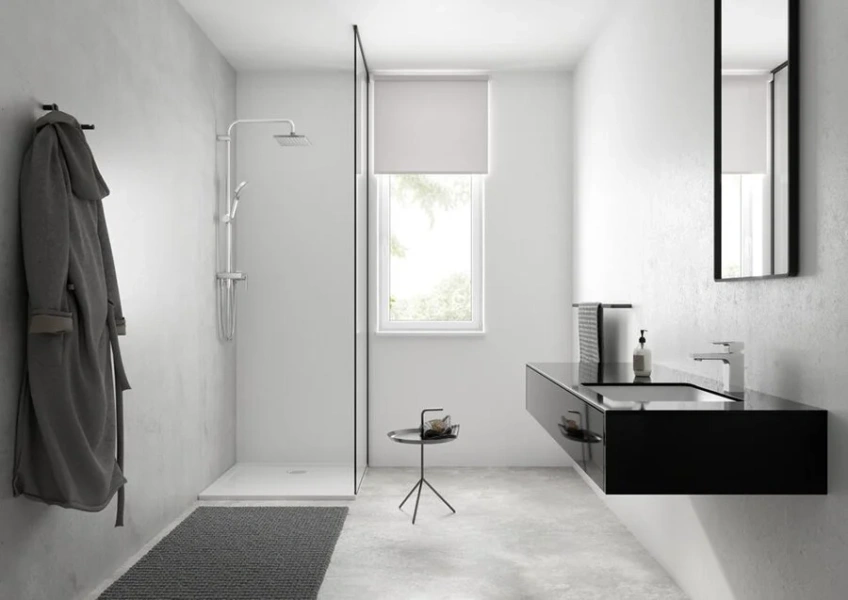 Душевая стойка Hansgrohe Vernis Shape хром 26282000 (детальная фотография), с тропическим душем