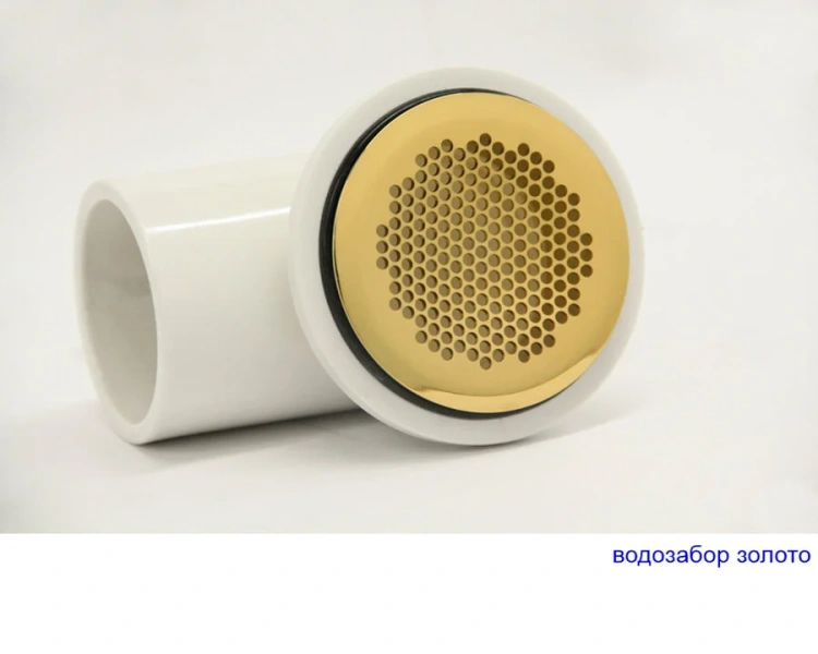 Ванна гидромассажная Whitecross Layla Smart, 180 х 80 см, увеличенная толщина акрила, усиленная армировка, белый/золото, 0102.180080.100.SMART.GL (детальная фотография), с гидромассажем