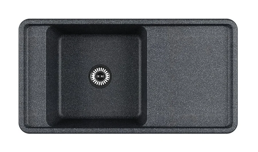 Мойка для кухни Акватон Беллис 1A725132BS2 97 см с сифоном (детальная фотография)