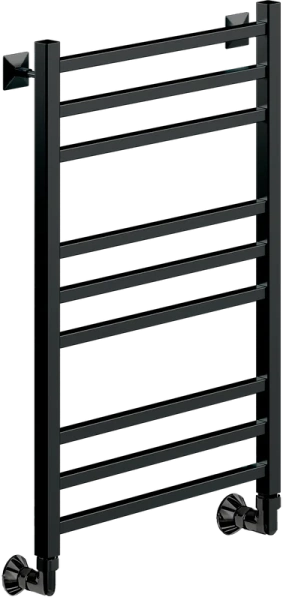 Полотенцесушитель водяной Ника Modern 80x40 см черный матовый ЛМ 5 80/40 черн мат (детальная фотография)