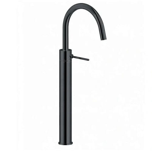 Смеситель для раковины Nobili Velis черный глянцевый - фото 3