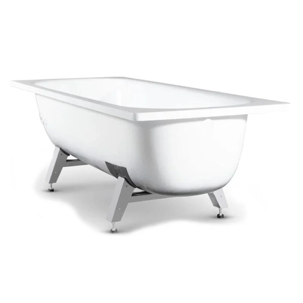 Стальная ванна ВИЗ Donna Vanna 170 х 70 см, с ножками, цвет белый, DV-75901 (детальная фотография), прямоугольные