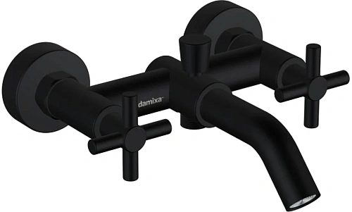 Смеситель для ванны и душа Damixa Neo Classic черный - фото 3