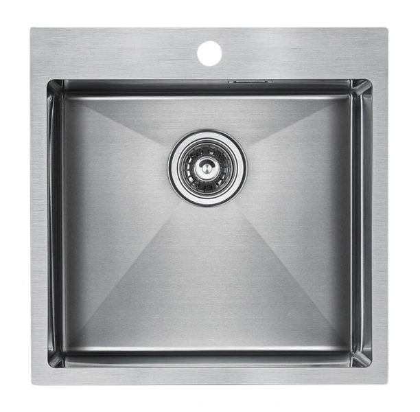 Мойка для кухни Paulmark Velten PM905151 51 см квадратная (детальная фотография)