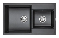 Мойка для кухни Paulmark Tandem 82 см черная