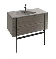 Тумба под раковину подвесная Jacob Delafon Nouvelle Vague 120 см фактурный дуб