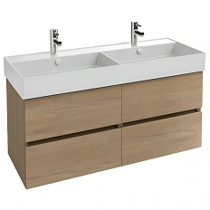 Тумба под раковину Jacob Delafon Tolbiac 120 см два ящика, цвет дуб давос натуральный