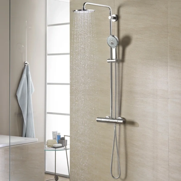 Душевая система Grohe Rainshower System 27967000 (детальная фотография), современные, hi-tech