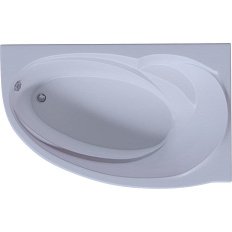 Ванна акриловая Акватек Бетта 160x97 см правая, вклеенный каркас