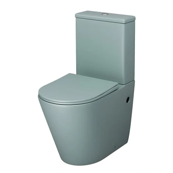 Унитаз компакт Grossman Color мятный матовый GR-4480MNMS (детальная фотография)
