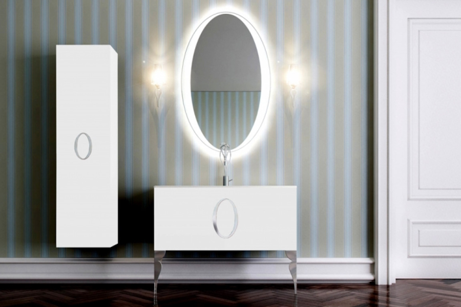 Тумба без раковины с 2 ножками,La Beaute KANTAL 100см (детальная фотография), по запросу